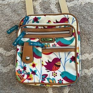 100% Recycled Lily Bloom Crossbody Bag Brand New